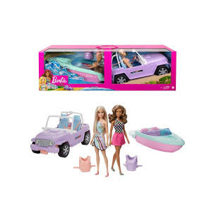 Barbie Dolls And Vehicles