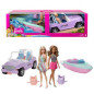 Barbie Dolls And Vehicles