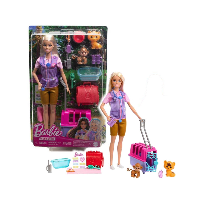 Barbie Playset Cura Degli Animali