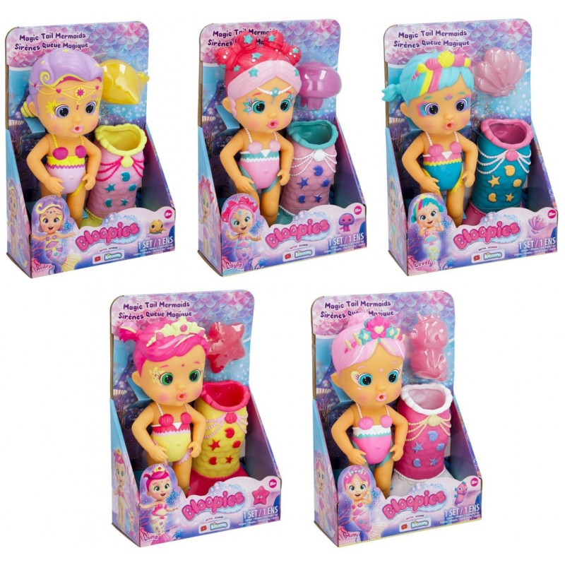 Bloopies Mermaids W3 Magic Tail Asst