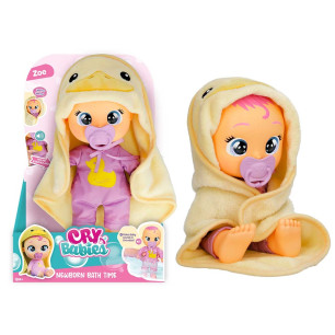 Cry Babies Newborn Bath Time Zoe