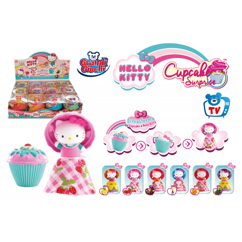 Display Cupcake Hello Kitty