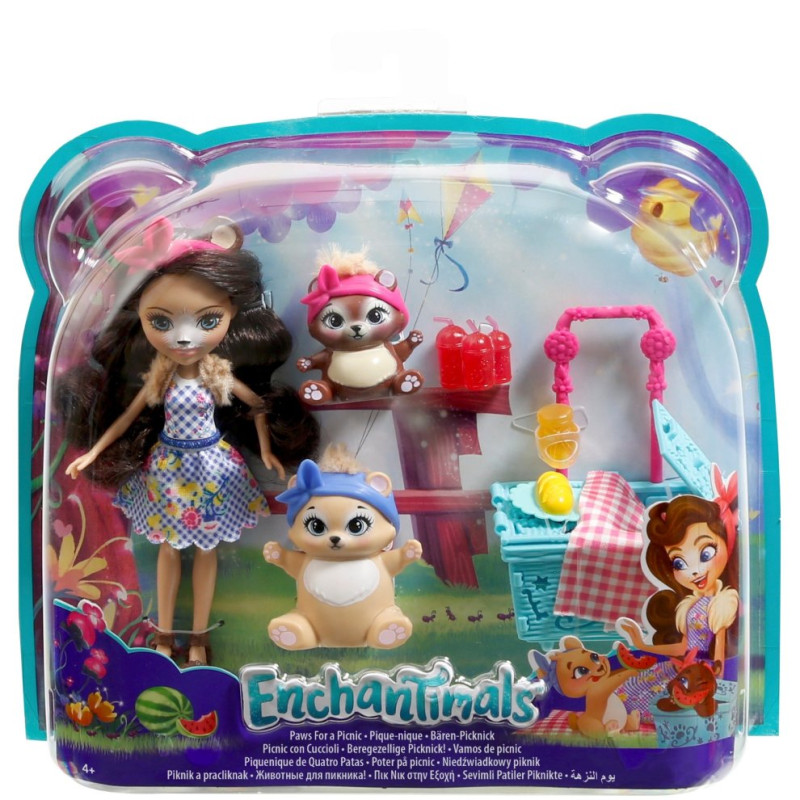 Enchantimals Bambola E Amici Cuccioli