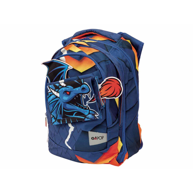 Gopop22 Zaino Est. Round Drago