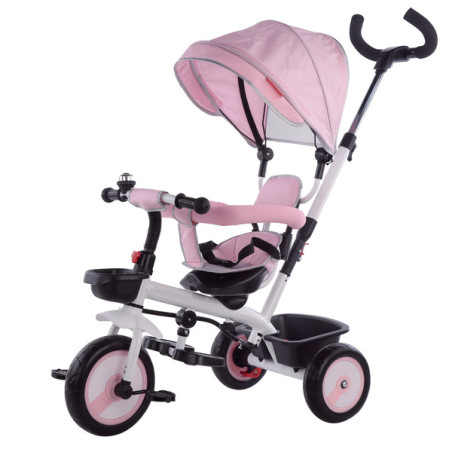 Gio Baby - Triciclo Rosa Fronte Mamma