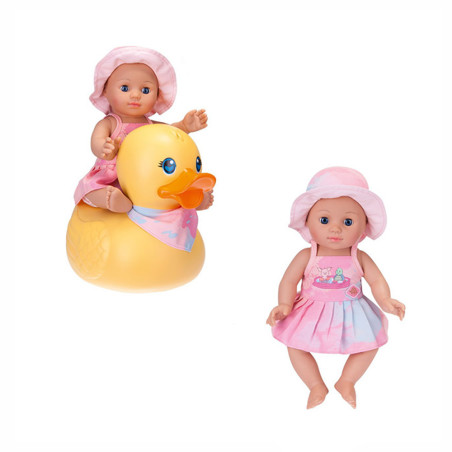 Kids Badepuppe Girl Mit Schwimmente