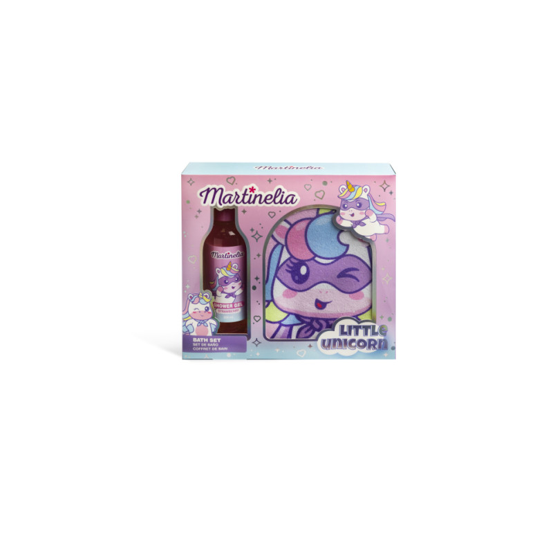 Martinelia Little Unicorn Bath Set With Bath Glove