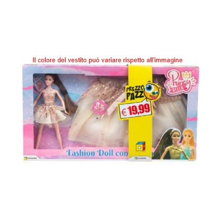 Prezzo Pazzo - Princy Bella- Fashion Doll Con Gonna