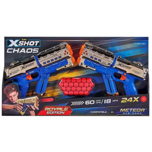 Xshot Chaos - Combo 2 Pistole Meteor Royale Con 12