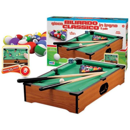 Gioco Biliardo Classico Legno