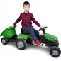 Active Pedal Operated Tractor With Trailer-green