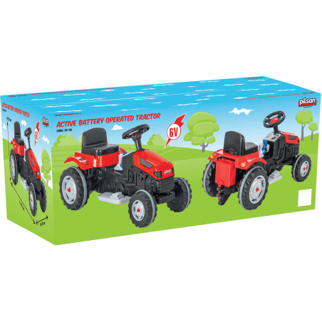 Active Pedal Operated Tractor-red