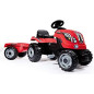 Smoby Trattore Farmer Xl Rosso Con Rimorchio