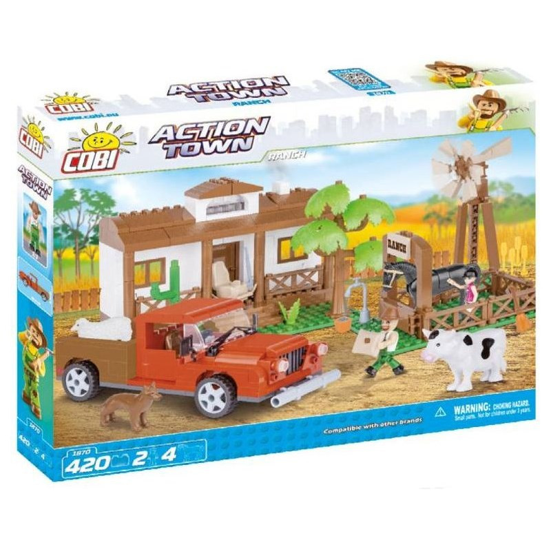 420 Pcs Action Town/1870/ranch
