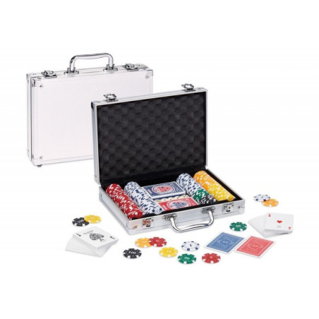 Valigetta Alluminio 200 Fiches Con Valore