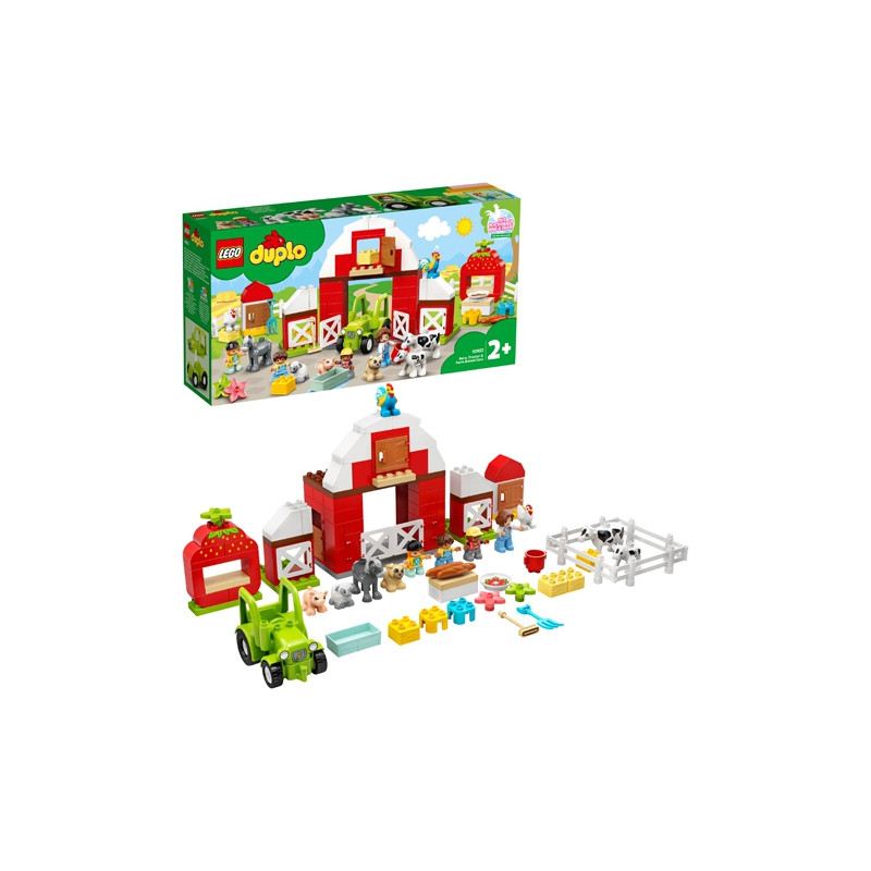 Fattoria Con Fienile, Trattore E Animali