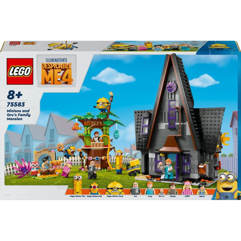 Lego Cattivissimo Me 4 I Minions E La Villa Della Famiglia Di Gru