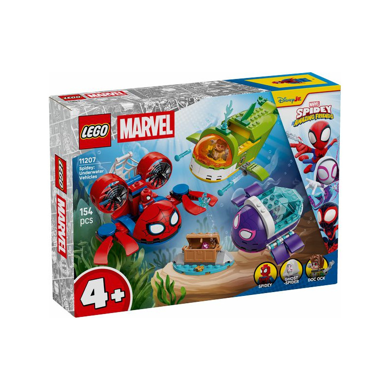 Lego Marvel Spidey Veicoli Subacquei 11207