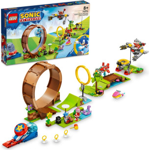 Lego Sonic Sfida del Giro della morte nella Green Hill Zone d Sonic