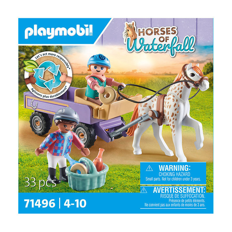 Playmobil Carrozza Con Pony
