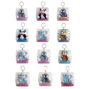 Portachiavi Peluche assortiti.