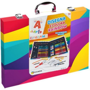 A Di Arte - Valigetta Rainbow 100 Pezzi