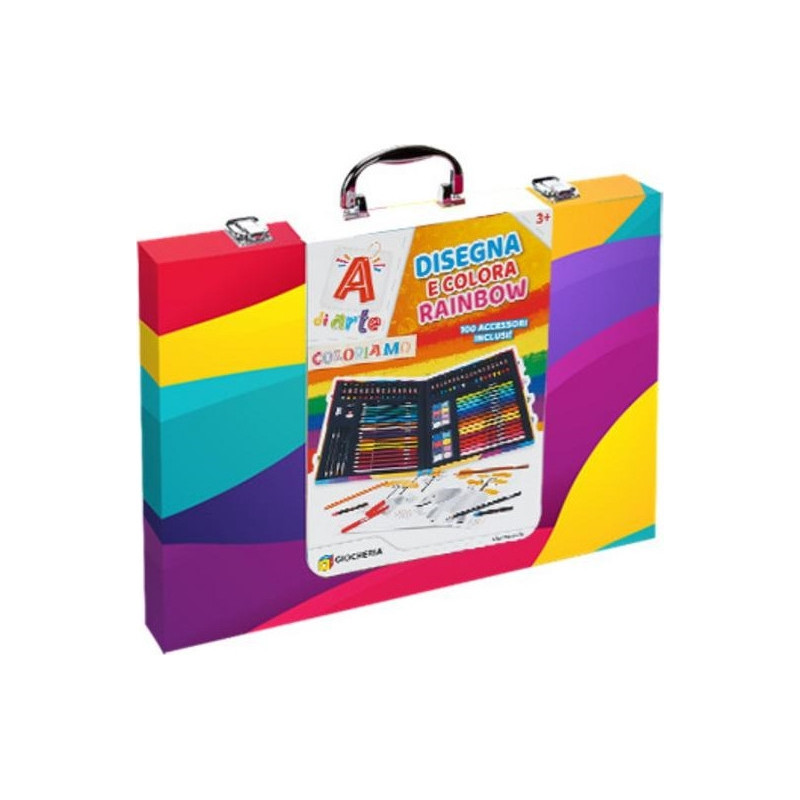 A Di Arte - Valigetta Rainbow 100 Pezzi