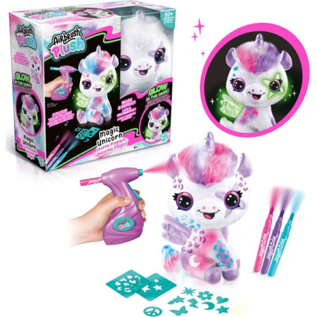 Airbrush Plush Magic Unicorn