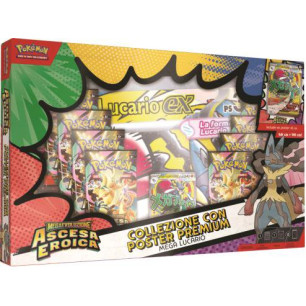 Ascesa Eroica Collezione Poster Premium Mega Lucario E Mega Gardevoir