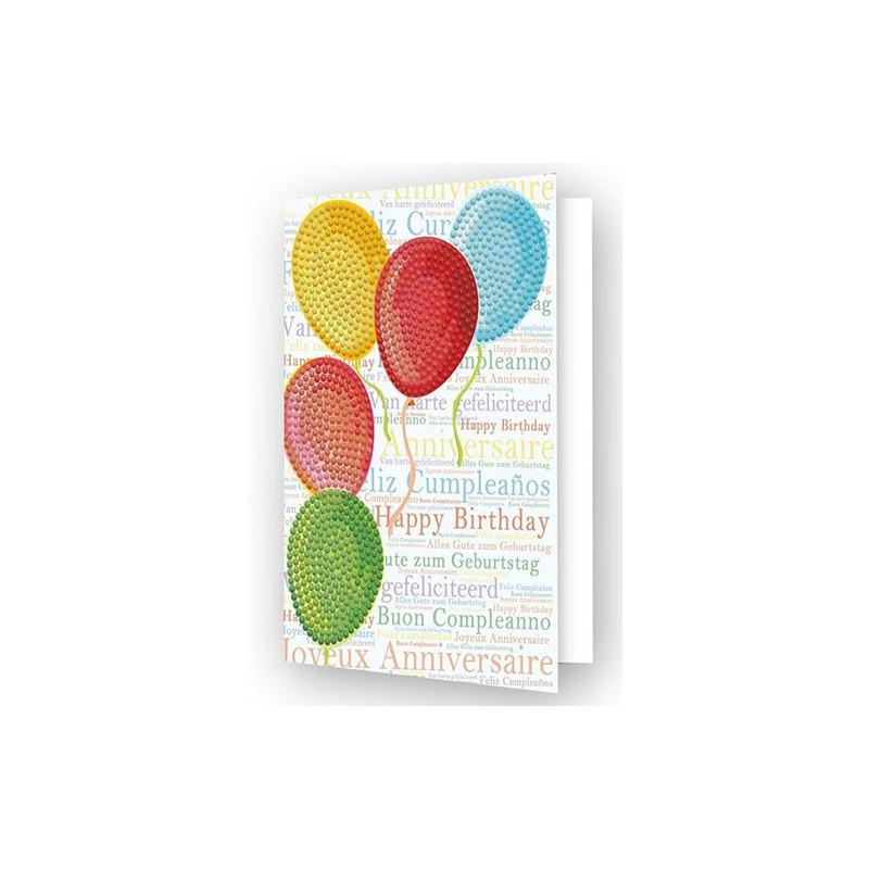Dd Greeting Card Balloons On High