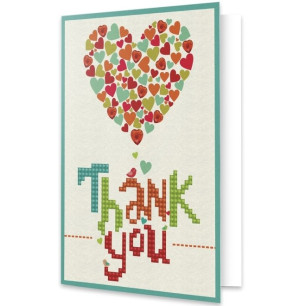 Dd Greeting Thank You Heart