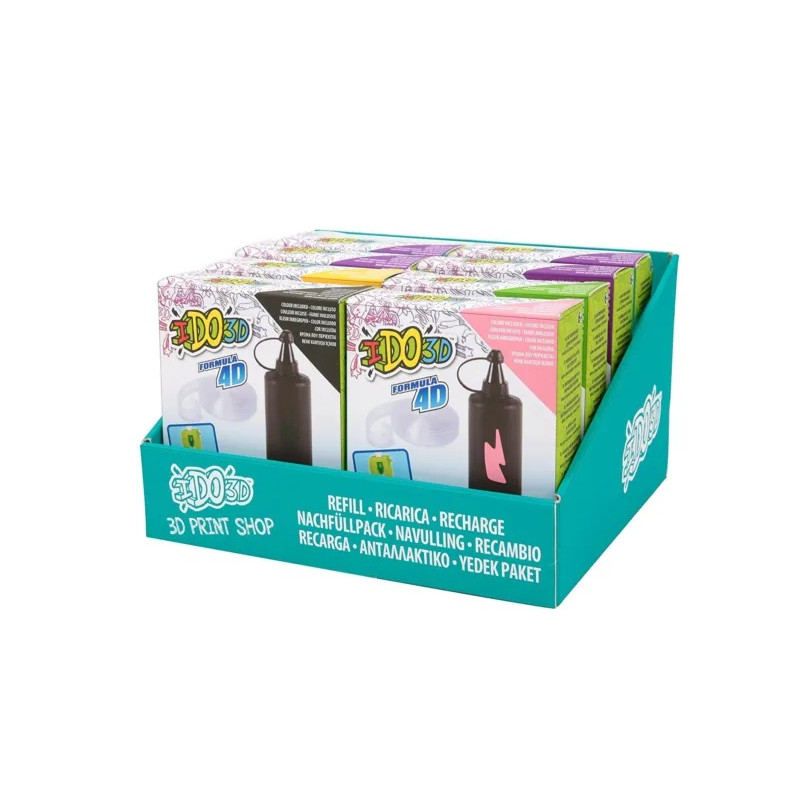 Ido3d 3d Print Creator Refill Cdu - 1 Inchiostro+1
