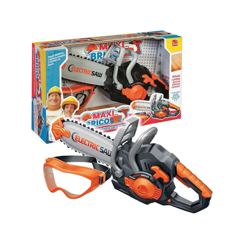 Motosega Maxi Brico B.o. Con Occhiali Lavoro