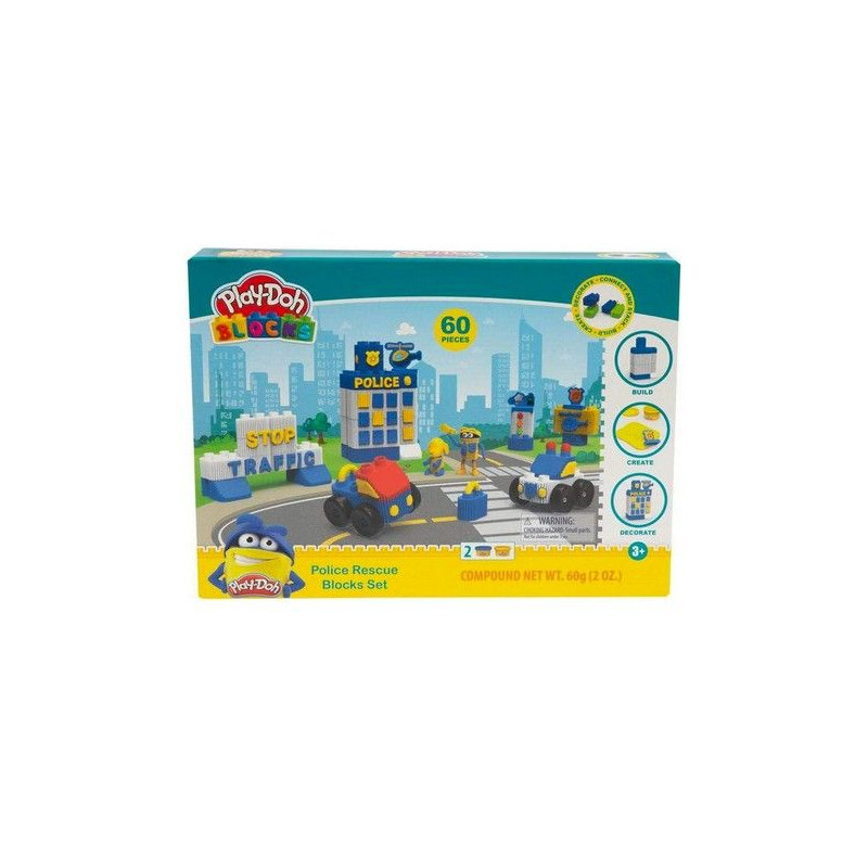 Playdoh Blocks Stazione Di Polizia 60pz