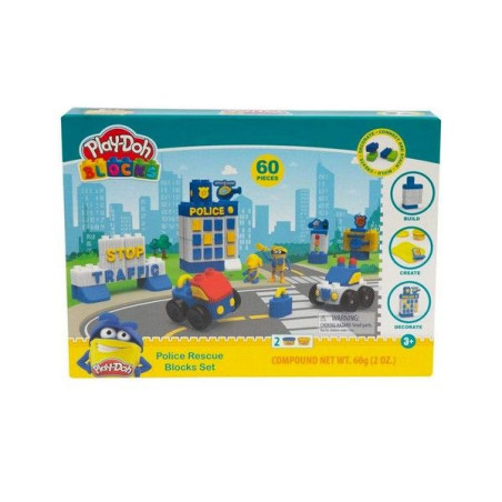 Playdoh Blocks Stazione Di Polizia 60pz