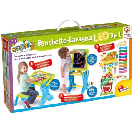 Carotina Banchetto Led Gioco E Imparo 3 In 1