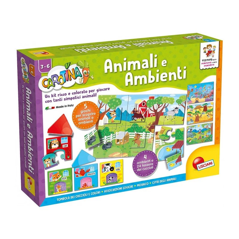 Carotina Maxi Animali E Ambienti