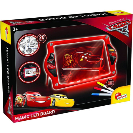 Cars 3 Lavagnona Magica Led Fluo