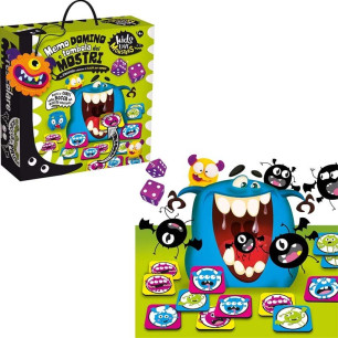 Kids Love Monsters Domino, Tombola E Memo Dei Most
