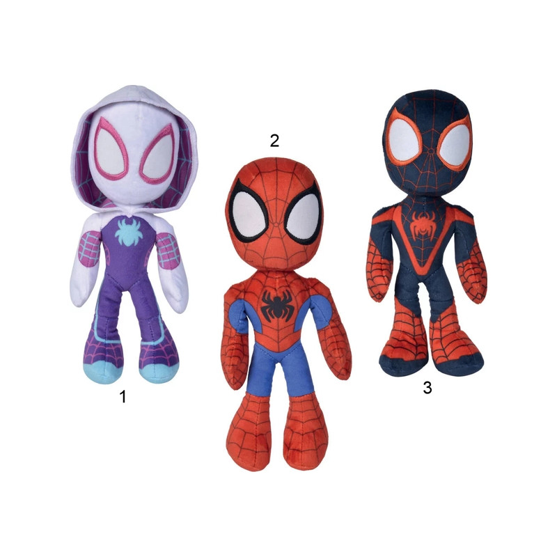 Disney Spiderman W/gid Eyes 25cm Ass