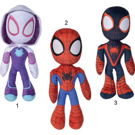 Disney Spiderman W/gid Eyes 25cm Ass