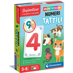 Montessori - Carte Numeri Tattili