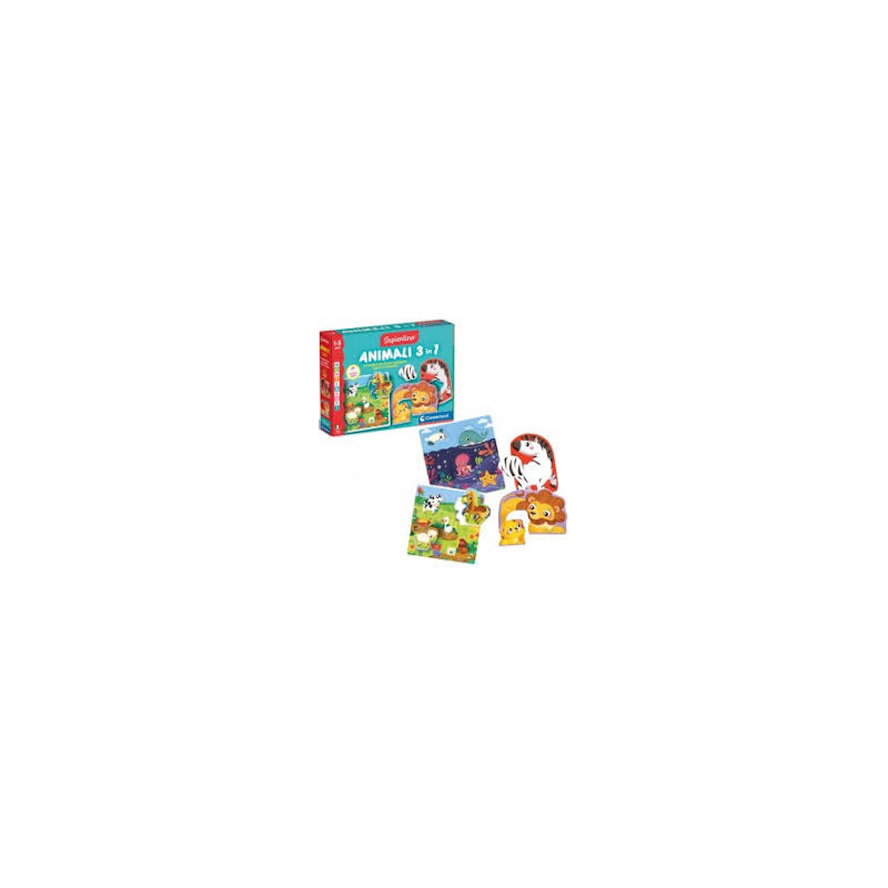 Montessori Baby - Gli Animali 3 In 1