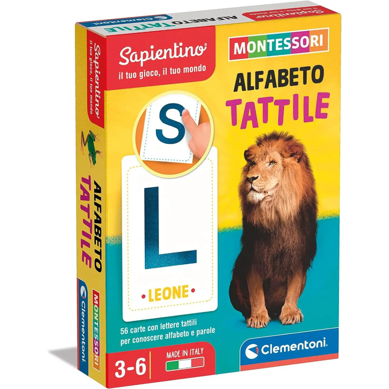 Montessori Carte - Alfabeto Tattile
