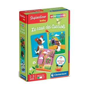 Sap Baby Montessori - Card Le Case Dei Cuccioli