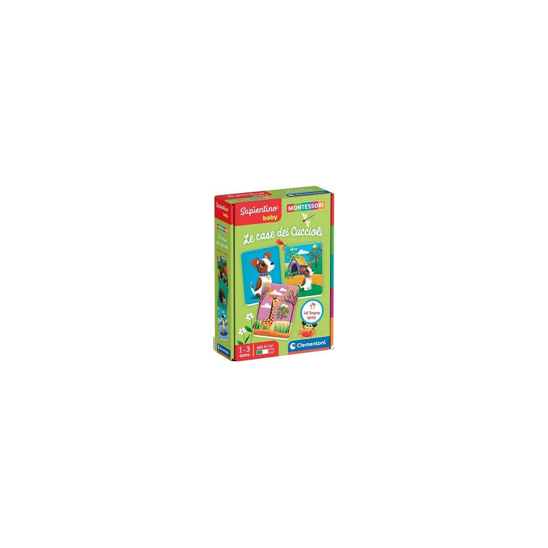 Sap Baby Montessori - Card Le Case Dei Cuccioli