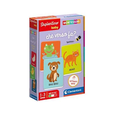 Sapientino Baby Montessori - Card Che Ve