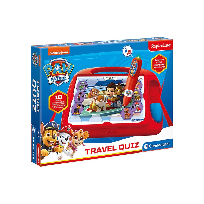 Sapientino Travel Quiz Paw Patrol