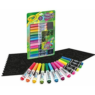 Set Pennarelli & Stencil Crayola
