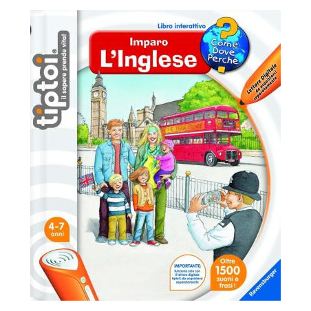 Tiptoi Libro Interattivo Imparo L'Inglese